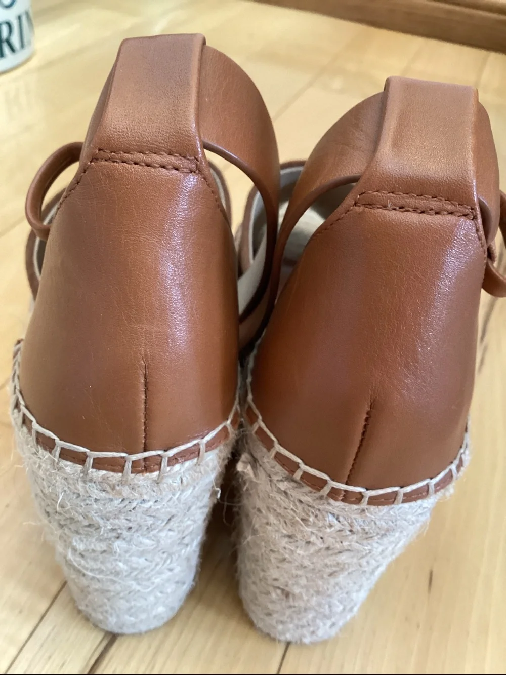 Marc Fisher brown suede Adalyn Espadrille wedge sandals. Women’s size 7.5
